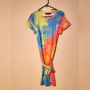 Tie died NWT tee shirt dress